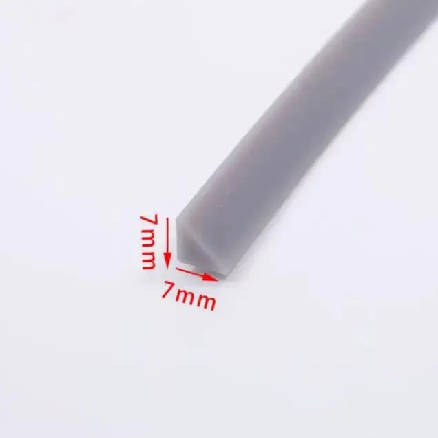 3 Meters Triangle Kitchen Silicone Seal Strip Dust-proof Rubber Sealing Strip Shower Water Retaining Bar Water Stopper