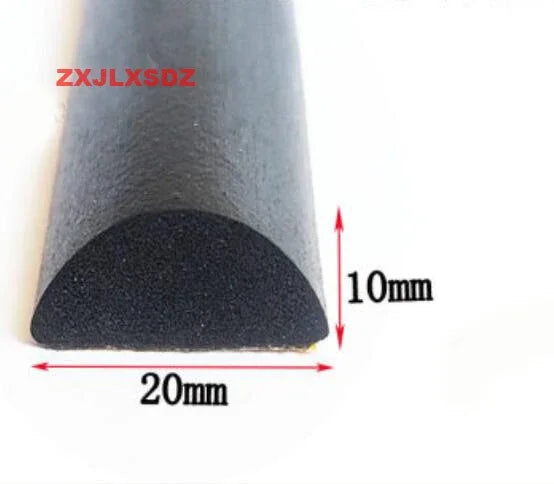 5 Meters D / I Type self adhesive door gasket rubber foam sealing strip windproof weatherstrip collision proof bar