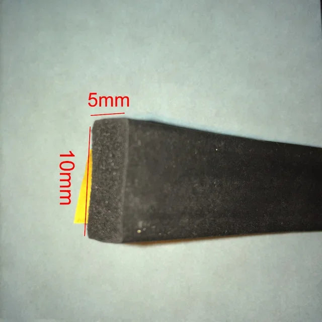 5 Meters D / I Type self adhesive door gasket rubber foam sealing strip windproof weatherstrip collision proof bar