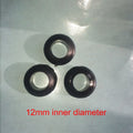 12mm Inner Diameter Cable Protection Grommets Seal Ring Wire Hole Plug - Pack of 50