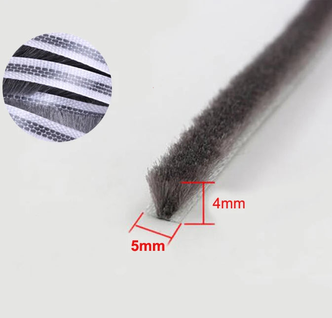 10 Meters sliding door window gasket brush sealing strip soundproofing weatherstrip draught excluder