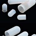 100 Pcs Wire Cover Steel Tube Protective Cover Dust-proof Cap High Temperature Resistant Silicone Thread Screw Protective Cover