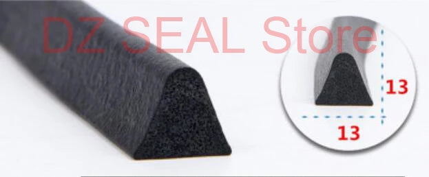 5 Meters Triangle Rubber Foam Sealing Strip Dust Proof Anti-collision Foam Bar Environmental Protection Equipment Seal