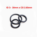 100 PCS NBR Rubber O Ring Seal Gasket CS 2.65mm x ID 3 4 5 5.3 5.8 6 6.7 7.1 7.6 8 8.5 8.75 9 9.5 10 10.6 11 11.2 11.8 To 30mm