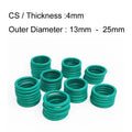 30 PCS FKM Rubber O RING Gasket CS 4mm x OD 13 14 15 16 17 18 19 20 21 22 23 24 25mm