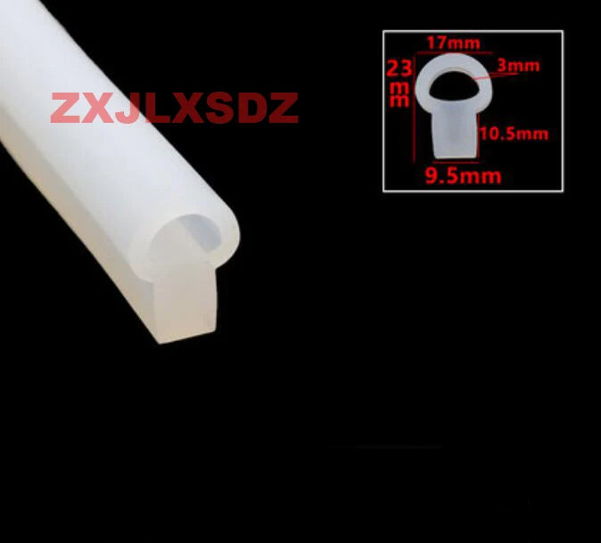 2 Meters Mushroom Head Silicone Strip High Temperature Resistant T Shape Silicone Rubber Sealing Strip For Vacuum Machine Dryer