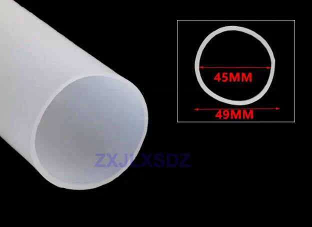 1 Meter ID 40 To 105mm Silicone Rubber Tube High Temperature Resistant Rubber Water Hose Sealing Strip Wall Thickness 2-5mm