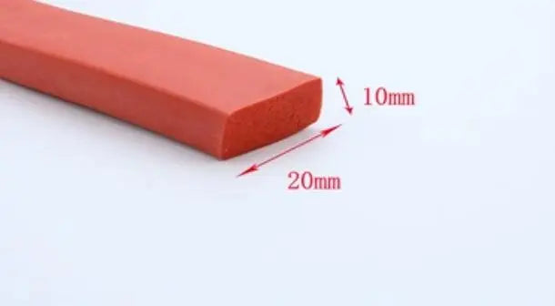 High Temperature Resistant Flat Silicone Rubber Foam Sealing Strip Foam Weatherstrip Bumper Strip