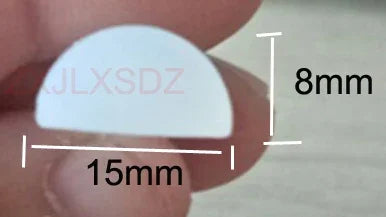 1 Meter D Type Shower Silicone Seal Strip Semicircular Solid Seal Weatherstrip Kitchen Water Retaining Strip