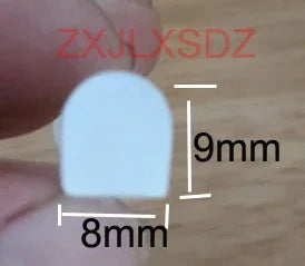 1 Meter D Type Shower Silicone Seal Strip Semicircular Solid Seal Weatherstrip Kitchen Water Retaining Strip
