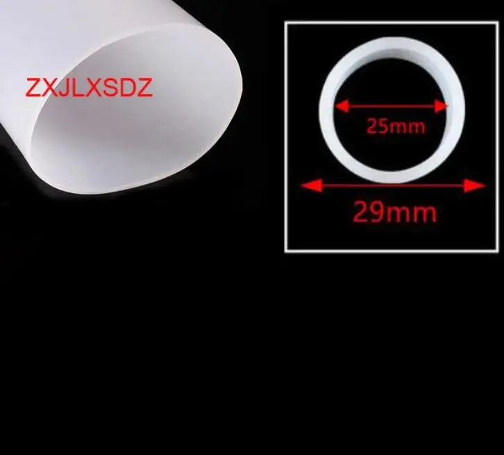 1 Meter ID 17 To 70mm Wall Thickness 2mm Silicone Rubber Water Tube High Temperature Resistant Rubber Hose Sealing Strip