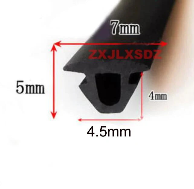 T Type Sun Room Sealing Strip Cable Trench Rubber Strip Electric Box Electric Cabinet Gap Filling Strip Rubber Profile
