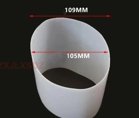 1 Meter ID 40 To 105mm Silicone Rubber Tube High Temperature Resistant Rubber Water Hose Sealing Strip Wall Thickness 2-5mm