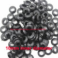 10mm Inner Diameter Rubber Wiring Hole Plug Cable Seal Grommet Ring Wire Gasket 150 Pcs