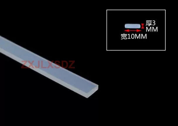 High Temperature Resistant Silicone Rubber Flat Sealing Strip Rubber Weatherstrip Rubber Bar