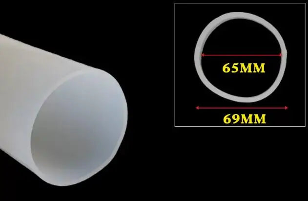 1 Meter ID 40 To 105mm Silicone Rubber Tube High Temperature Resistant Rubber Water Hose Sealing Strip Wall Thickness 2-5mm