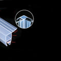 3 Meters F/h/U Silicone Rubber Shower Room Door Window Glass Seal Strip Weatherstrip for 6/8/10/12 Mm Glass
