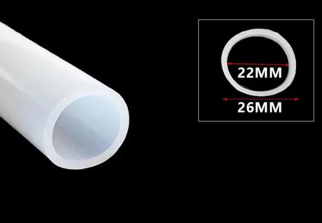 1 Meter ID 17 To 70mm Wall Thickness 2mm Silicone Rubber Water Tube High Temperature Resistant Rubber Hose Sealing Strip