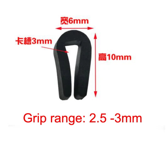 5 Meters U Channel Door Rubber Seal Strip Edge Trim Edge Guard Weatherstrip Noise Insulation Rubber Profile for Glass Metal Wood