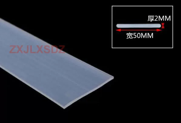 High Temperature Resistant Silicone Rubber Flat Sealing Strip Rubber Weatherstrip Rubber Bar
