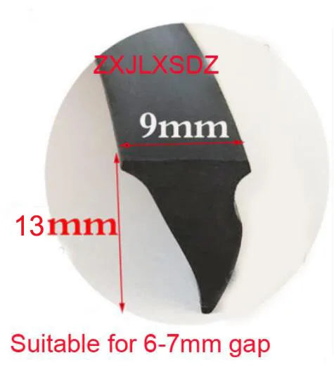 3 Meters Aluminum Alloy Door and Window Glass Fixed Rubber Sealing Strip Weatherstrip Gap Filler Rubber Profile