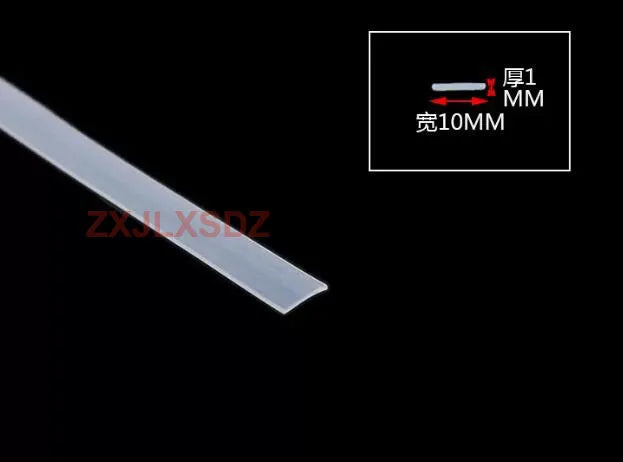 High Temperature Resistant Silicone Rubber Flat Sealing Strip Rubber Weatherstrip Rubber Bar