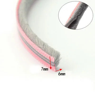 5 Meters sliding door window gasket brush sealing strip soundproofing weatherstrip draught excluder