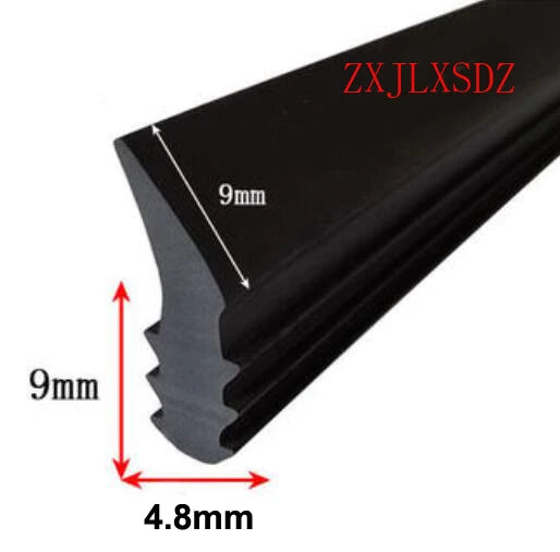 3 Meters J Type Excavator Slewing Bearing Seal Strip Filling Strip Card Slot Oil Resistant NBR Rubber Sealing Strip