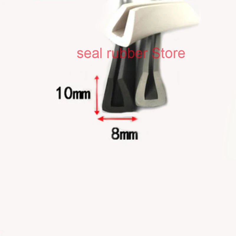 3 Meters U Channel Black White Grey Red Rubber Edge Trim Rubber Sealing Strip Weatherstrip Car Door Protector Edge Guard