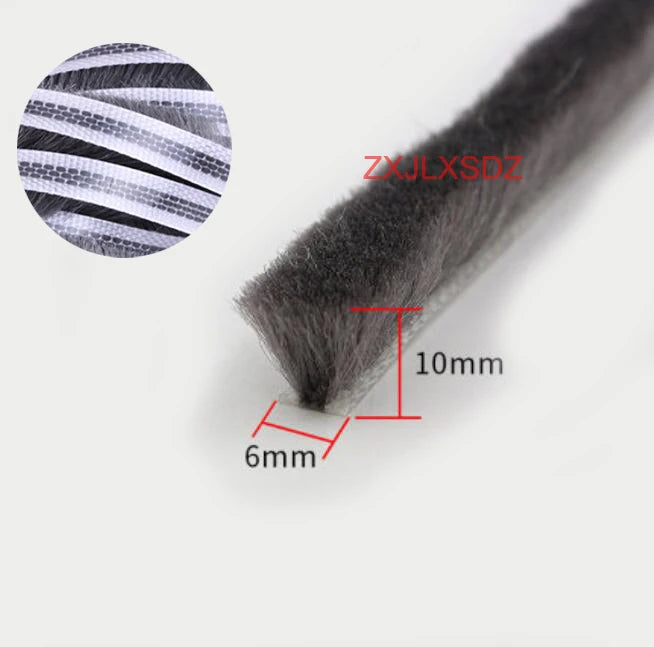 10 Meters sliding door window gasket brush sealing strip soundproofing weatherstrip draught excluder