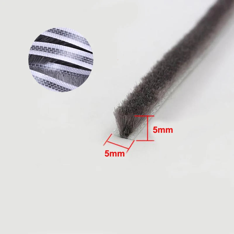 10 Meters sliding door window gasket brush sealing strip soundproofing weatherstrip draught excluder