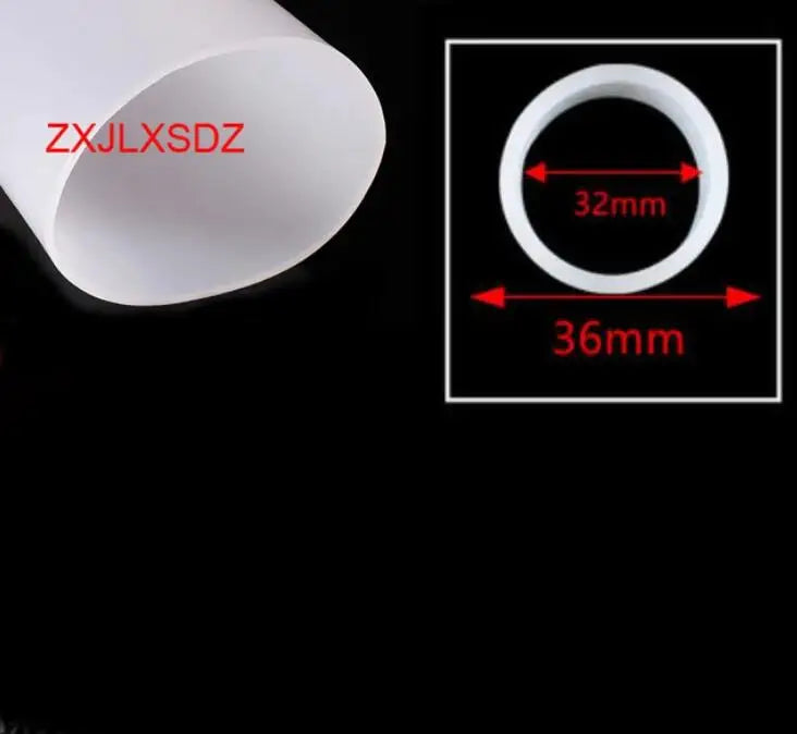 1 Meter ID 17 To 70mm Wall Thickness 2mm Silicone Rubber Water Tube High Temperature Resistant Rubber Hose Sealing Strip