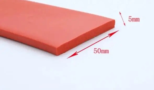 High Temperature Resistant Flat Silicone Rubber Foam Sealing Strip Foam Weatherstrip Bumper Strip