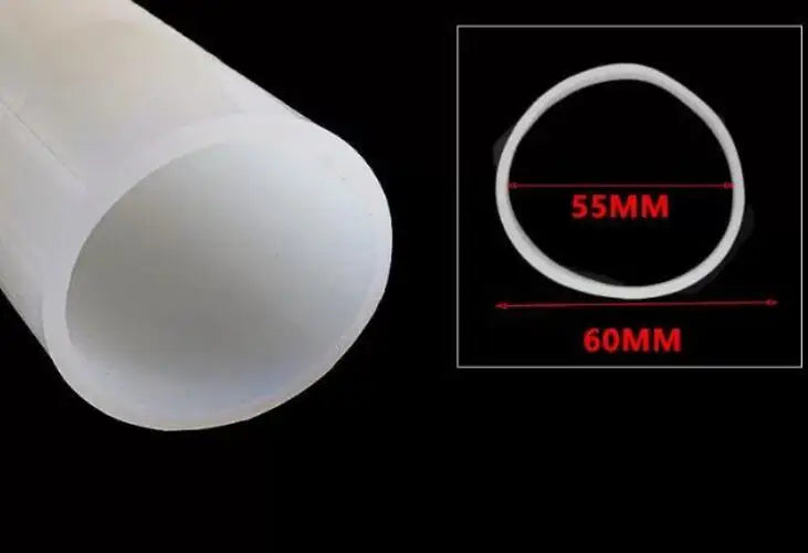 1 Meter ID 40 To 105mm Silicone Rubber Tube High Temperature Resistant Rubber Water Hose Sealing Strip Wall Thickness 2-5mm