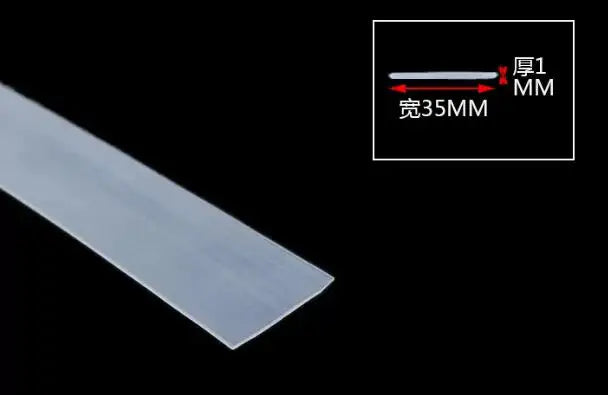 High Temperature Resistant Silicone Rubber Flat Sealing Strip Rubber Weatherstrip Rubber Bar