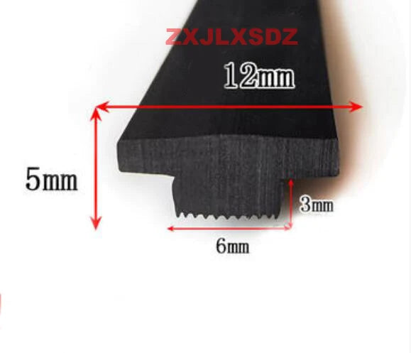 T Type Sun Room Sealing Strip Cable Trench Rubber Strip Electric Box Electric Cabinet Gap Filling Strip Rubber Profile