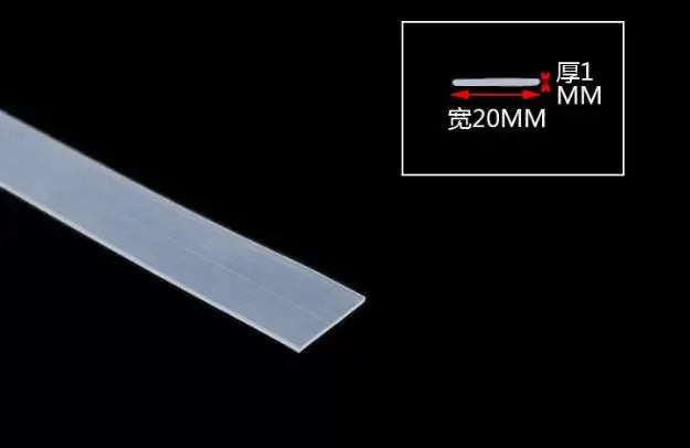 High Temperature Resistant Silicone Rubber Flat Sealing Strip Rubber Weatherstrip Rubber Bar