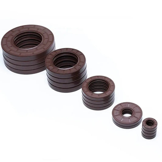 12x20x5/7  12x22x5/6/7/8  12x24x7/8  12x25x5/7/10  12x28x7  FKM Rubber Double Lip TC Ring Gasket Oil Seal