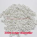 3mm Inner Diameter Double Side White Cable Seal Wire Hole Plug Grommet