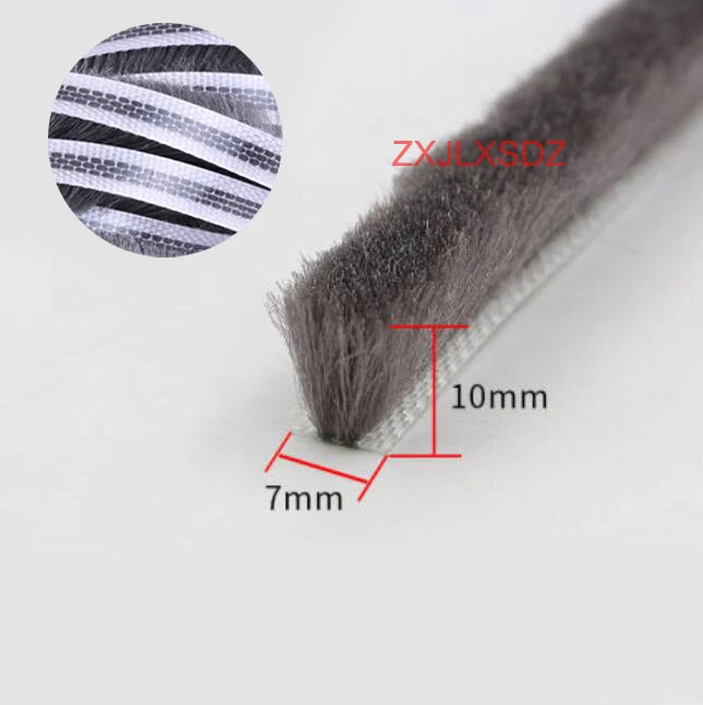 10 Meters sliding door window gasket brush sealing strip soundproofing weatherstrip draught excluder