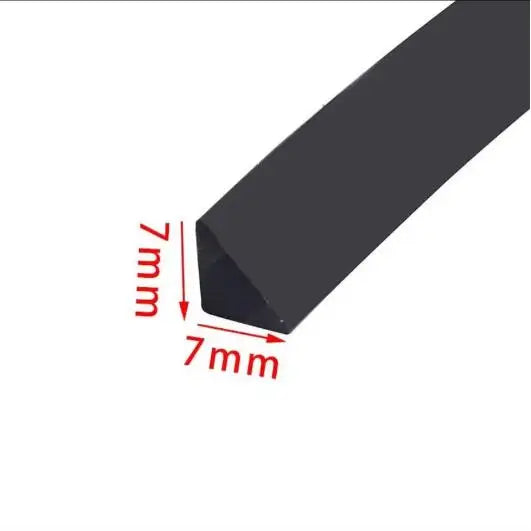 3 Meters Triangle Kitchen Silicone Seal Strip Dust-proof Rubber Sealing Strip Shower Water Retaining Bar Water Stopper