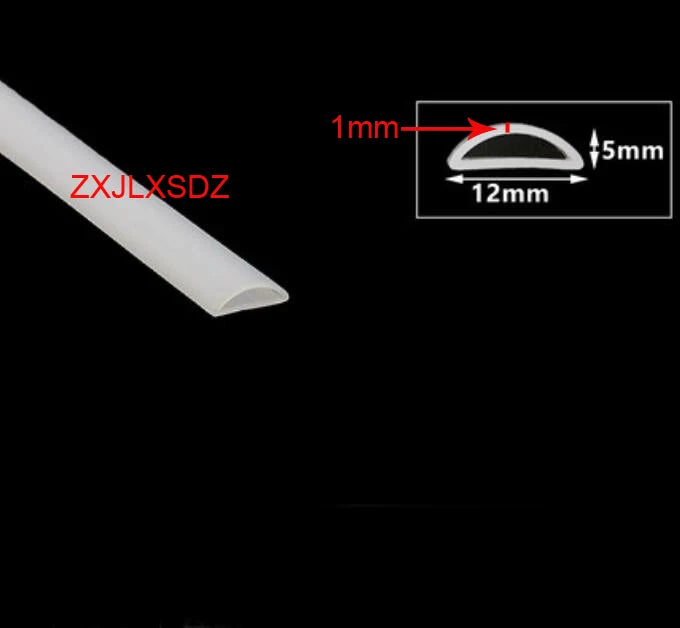 3 Metes D Type Door Gasket Silicone Rubber Sealing Strip Weatherstrip Water Retaining Strip Kitchen Water Stopper