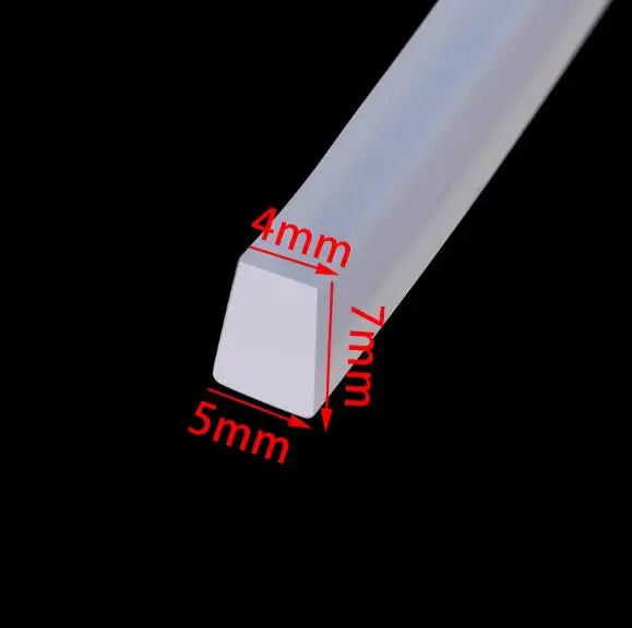 3 Meters Trapezoidal High Temperature Resistant Anti-collision and Shock-absorbing Silicone Rubber Strip Weatherstrip
