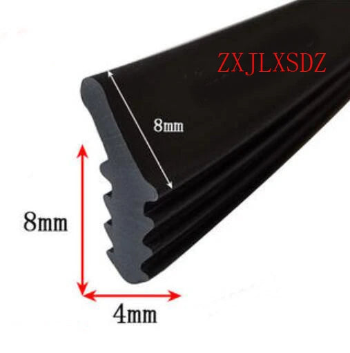 3 Meters J Type Excavator Slewing Bearing Seal Strip Filling Strip Card Slot Oil Resistant NBR Rubber Sealing Strip