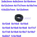 10 Pcs TC/VC NBR Nitrile Rubber Skeleton Oil Seal Miniature Oil Seal Sealing O Ring Inner Diameter 3-8mm
