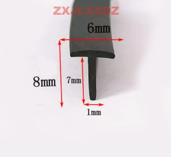 T Type Sun Room Sealing Strip Cable Trench Rubber Strip Electric Box Electric Cabinet Gap Filling Strip Rubber Profile