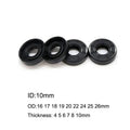 10 Pcs NBR Nitrile Rubber TC Double Lip Oil Seal 10x16x4 10x17x5 10x18x5/7 10x19x5/7 10x20x5/7 10x22x5/6/7/8 10x24x5/7mm