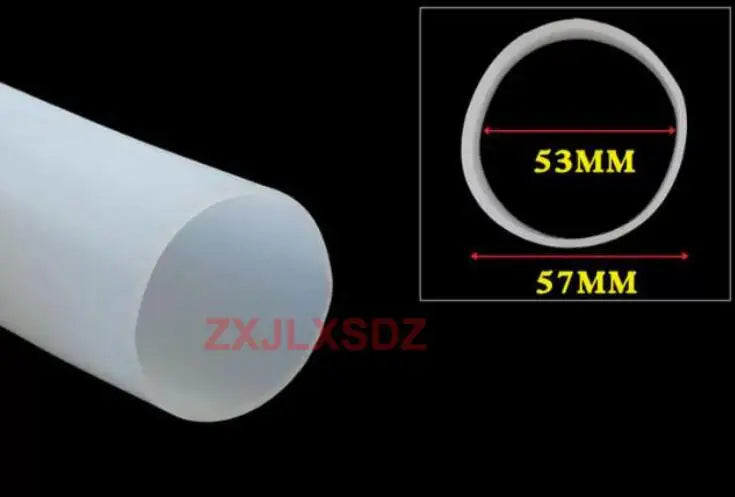 1 Meter ID 40 To 105mm Silicone Rubber Tube High Temperature Resistant Rubber Water Hose Sealing Strip Wall Thickness 2-5mm
