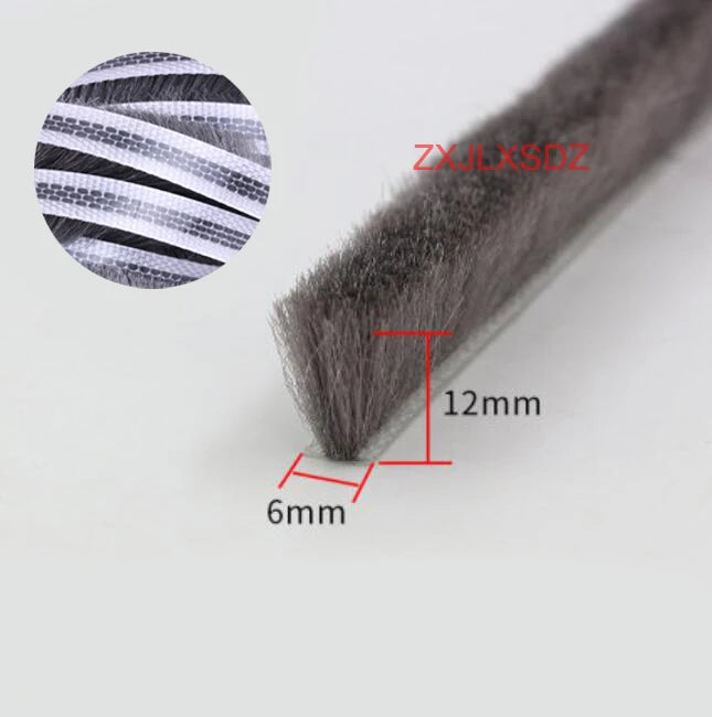 10 Meters sliding door window gasket brush sealing strip soundproofing weatherstrip draught excluder