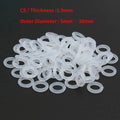 OD 5 6 7 8 9 10 11 12 13 14 15 16 17 18 19 20 21 22 23 24 25 26 27 28 29mm x CS 1.9mm silicone o ring o-ring seal rubber gasket